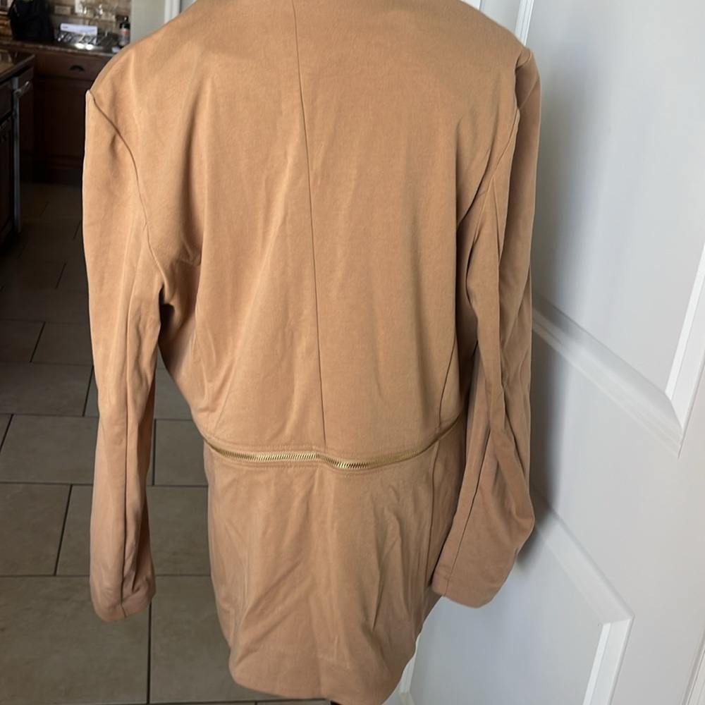 Nwt Grace Elements Tan, Single Breasted, Blazer, … - image 6